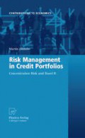 risk management in credit portfolios