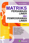 Matriks Persamaan Linier dan Pemrograman Linier