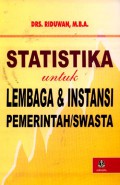 Statistika untuk Lembaga & Instansi Pemerintah/Swasta