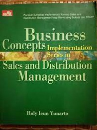Image of Business Copcepts Implementation Series : In Sales and Distribution Management