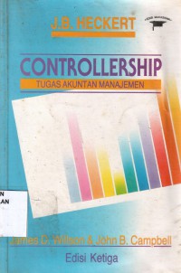 Controllership : Tugas Akuntansi Manajemen