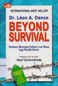 Image of Beyond Survival: Panduan Mencapai Sukses Luar Biasa bagi Pemilik Bisnis
